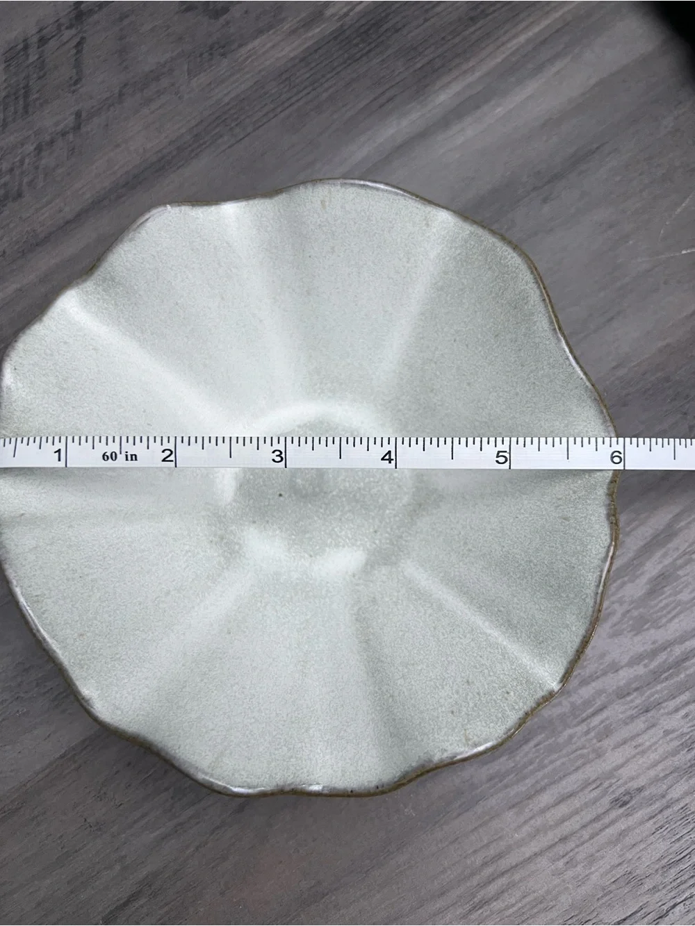 White Ceramic Petal Trinket Dish